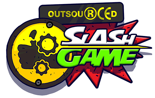 Outsourced: Slash Game logo
