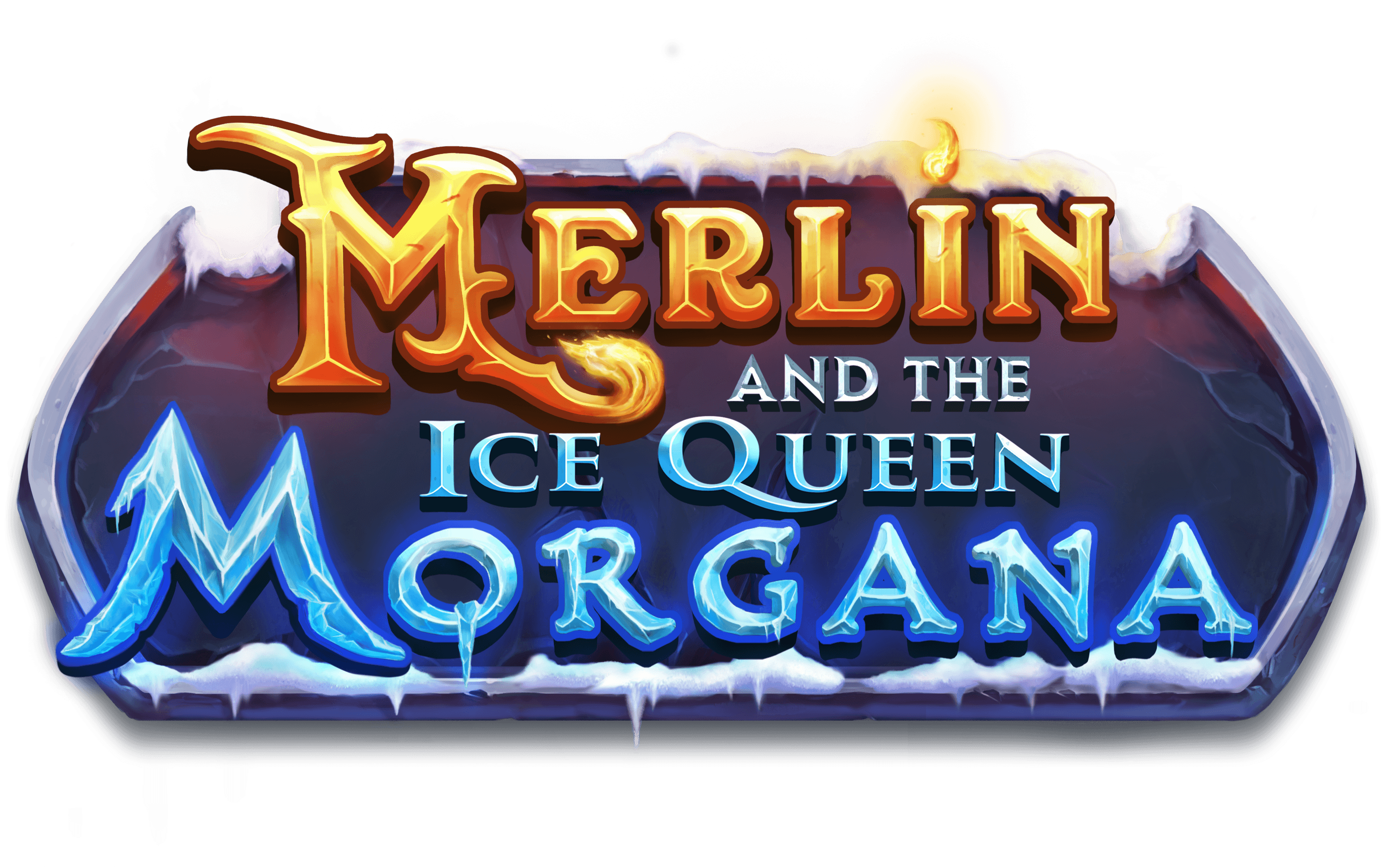 Merlin and the Ice Queen Morgana logo