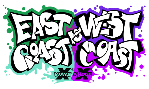 East Coast vs West Coast logo
